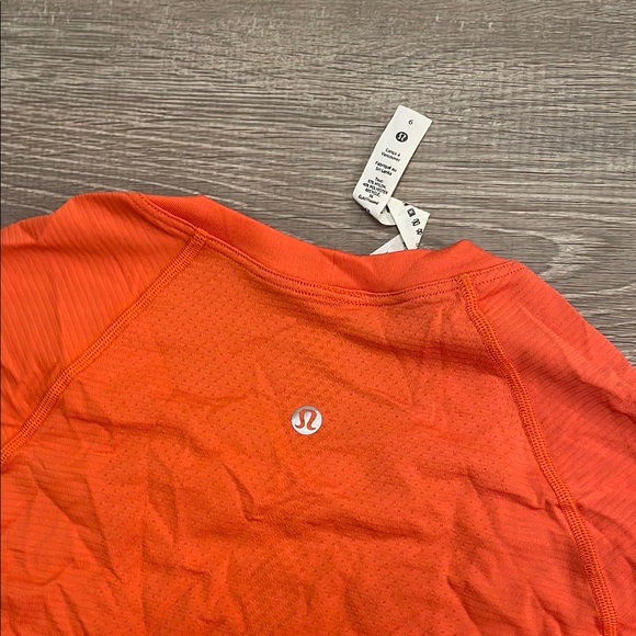Lululemon Orange Athletic Top - Picture 3 of 4